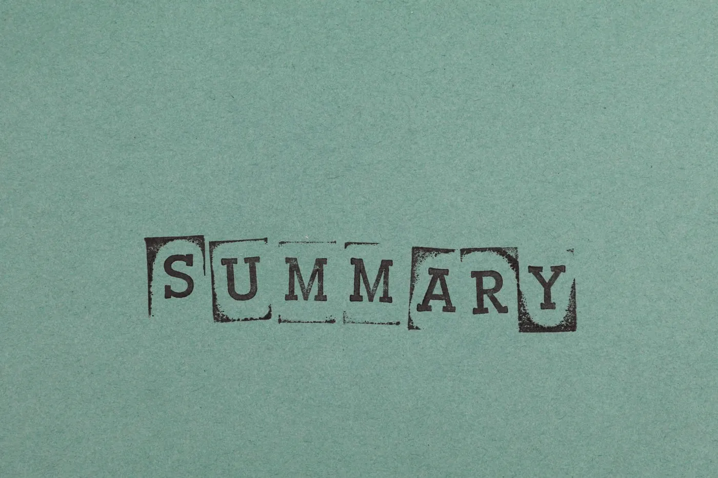The word summary stamped on green paper, the short answer on free PEP in Thailand